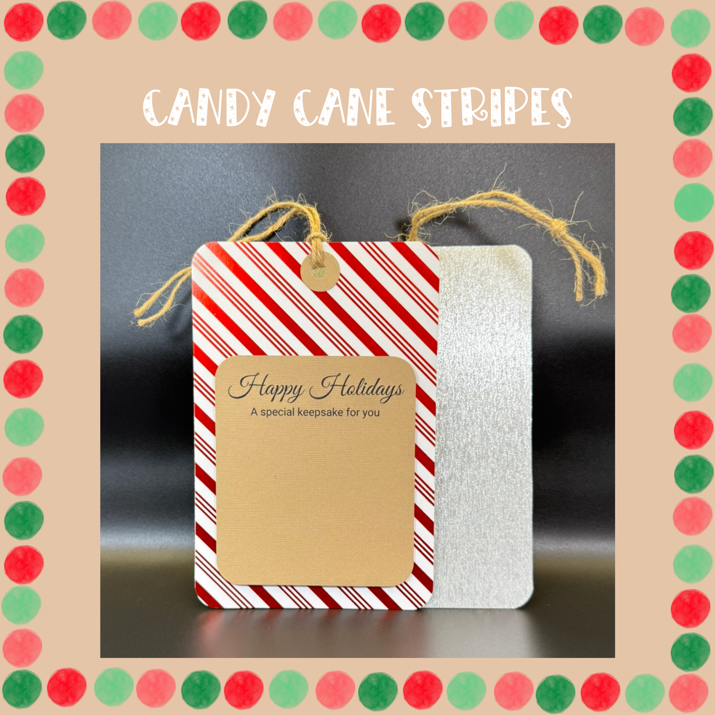 Holiday Ornament Magnet Cards - Set of 3, Choose Your Pattern