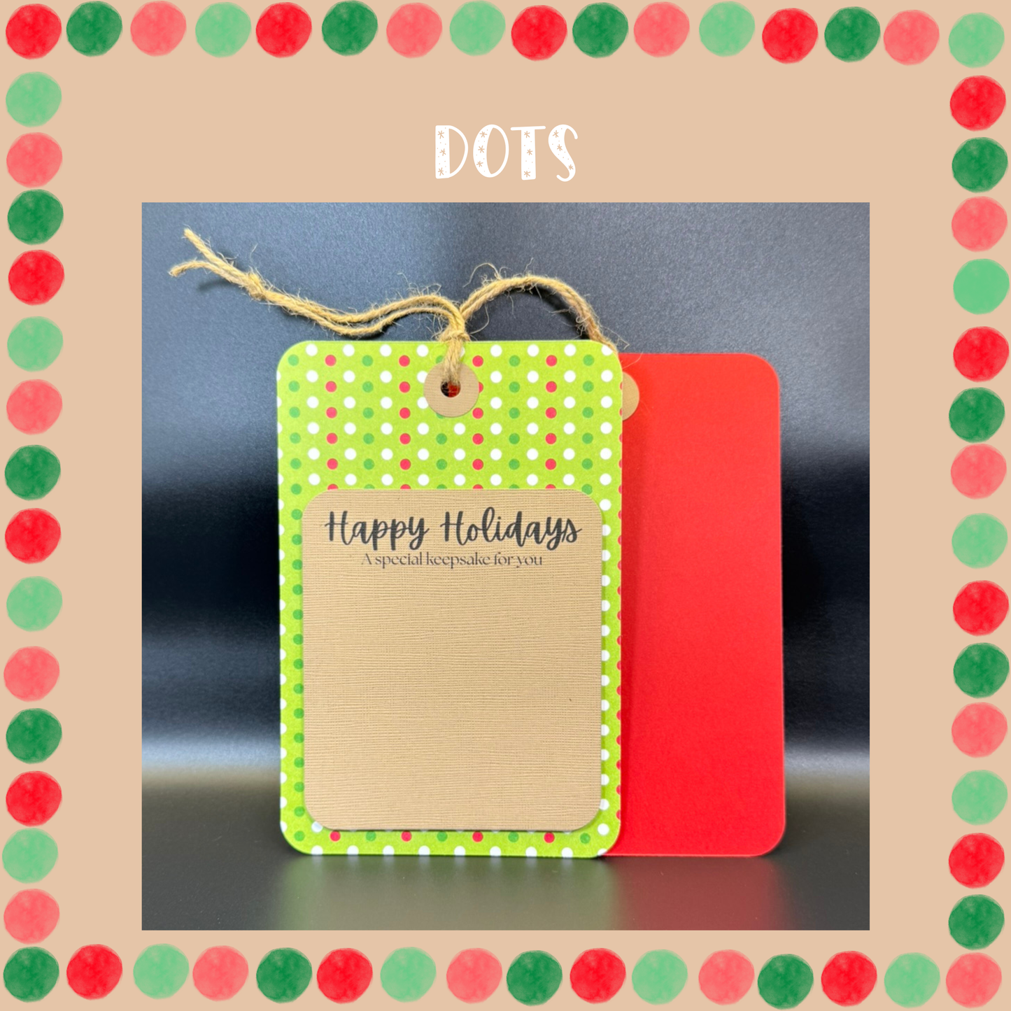 Holiday Ornament Magnet Cards - Set of 3, Choose Your Pattern